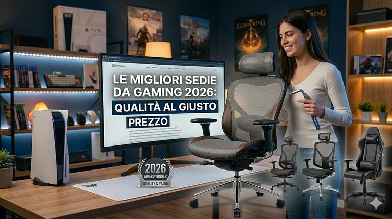 Le Migliori Sedie da Gaming 2026: Qualità al giusto prezzo 1 1e77f168 5e64 4075 b0ce e84efc2913cc