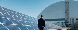 un impianto fotovoltaico a chernobyl da disastro a energia rinnovabile